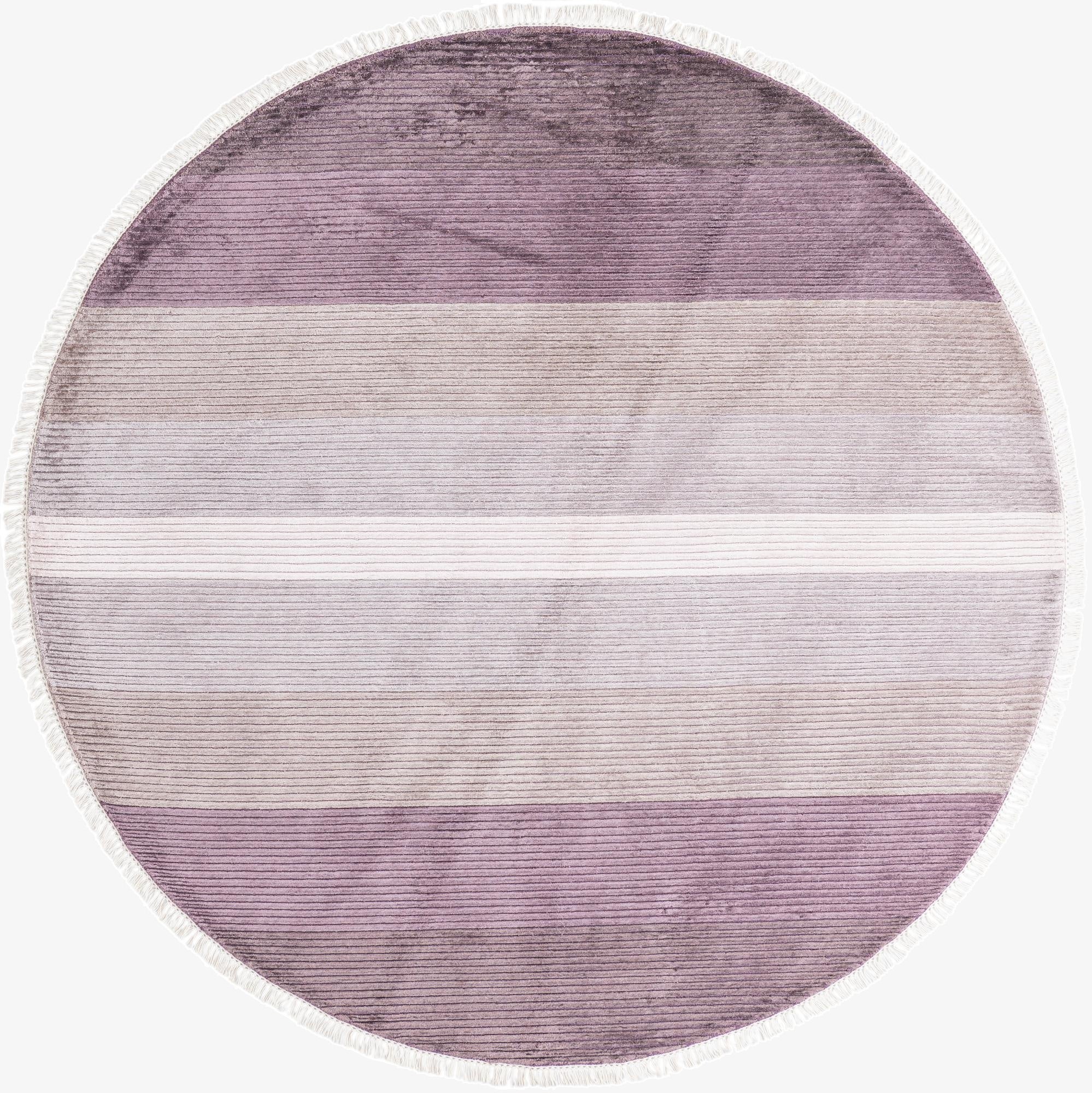  6' 8 x 6' 8  Hand Knotted Darya Wool Round Rug