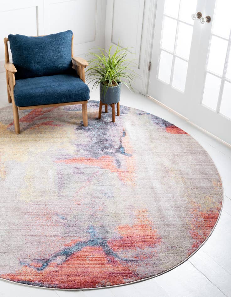 Detail image of Jill Zarin 8' x 8' Downtown Round Rug