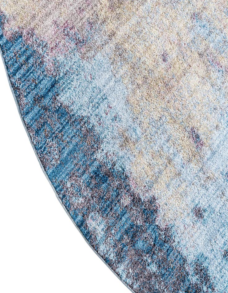 Detail image of Jill Zarin 5' 3 x 5' 3 Downtown Greenwich Village Round Rug