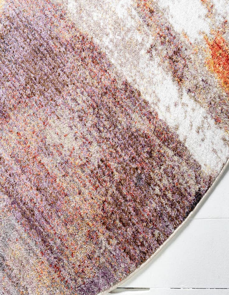 Detail image of Jill Zarin 8' x 8' Downtown Flatiron Round Rug