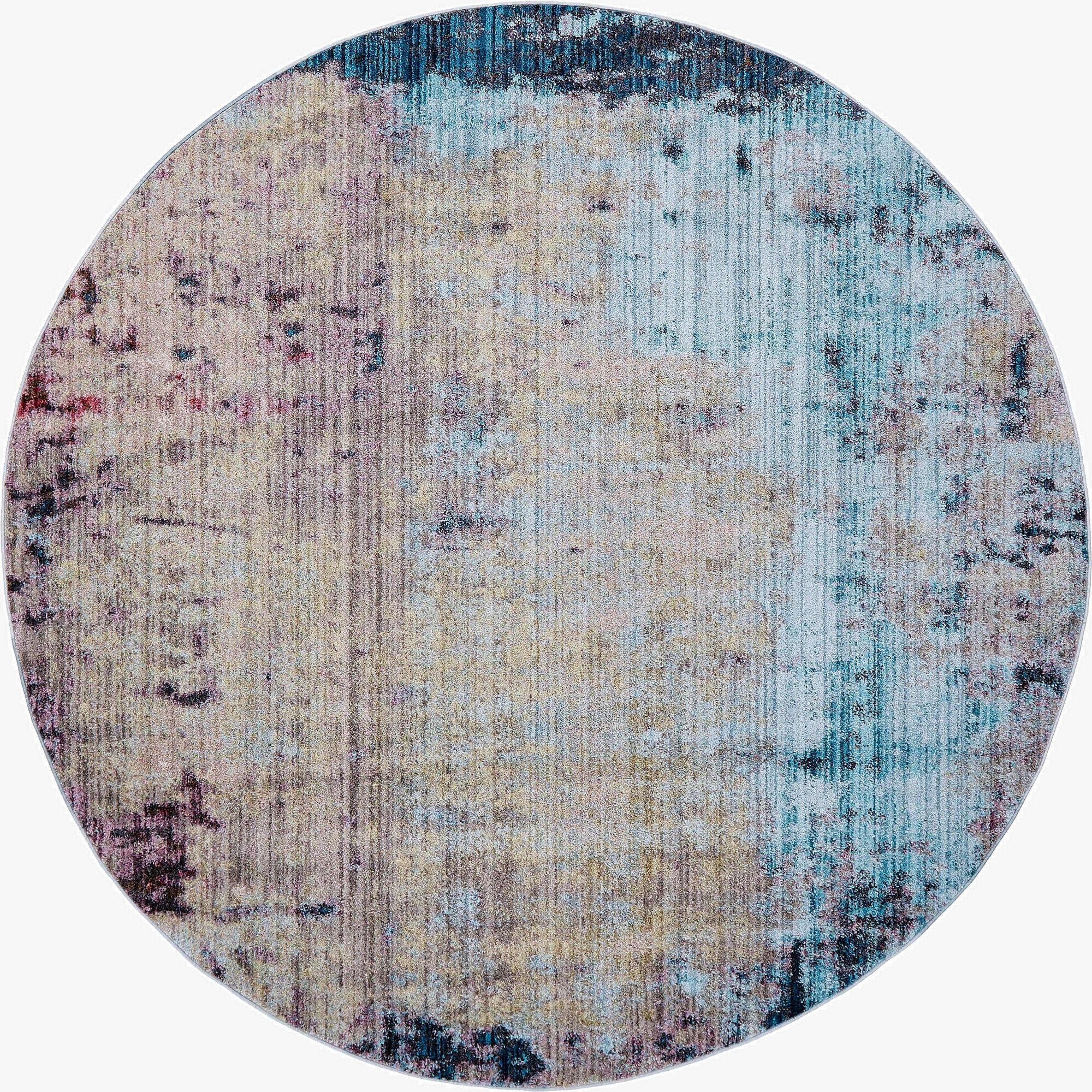 Jill Zarin 8' x 8' Downtown Greenwich Village Round Rug