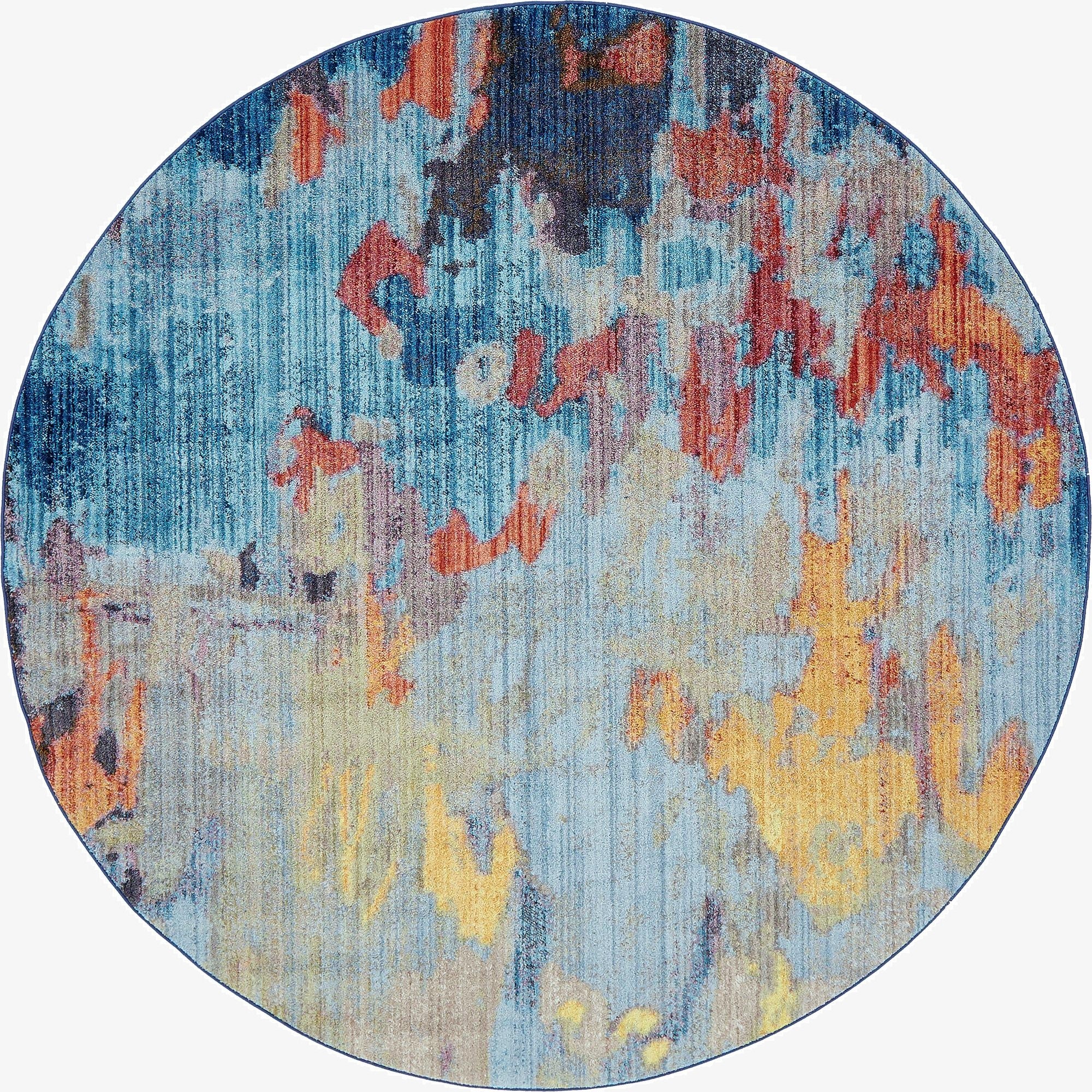 Jill Zarin 8' x 8' Downtown Tribeca Round Rug