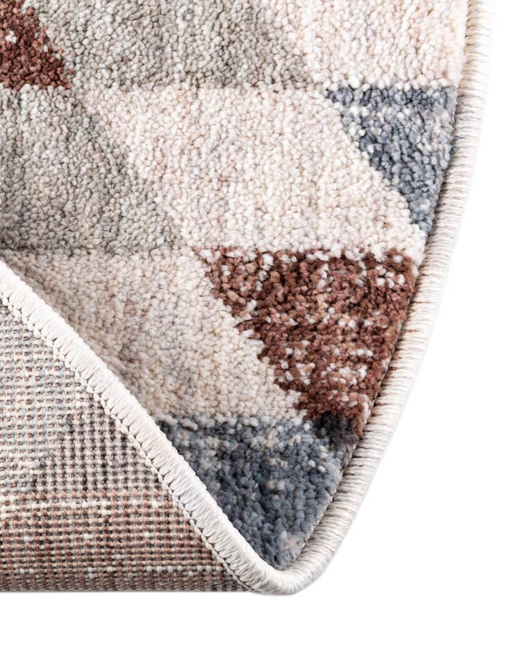 Detail image of  3' 3 x 3' 3 Eco Southwestern Round Rug