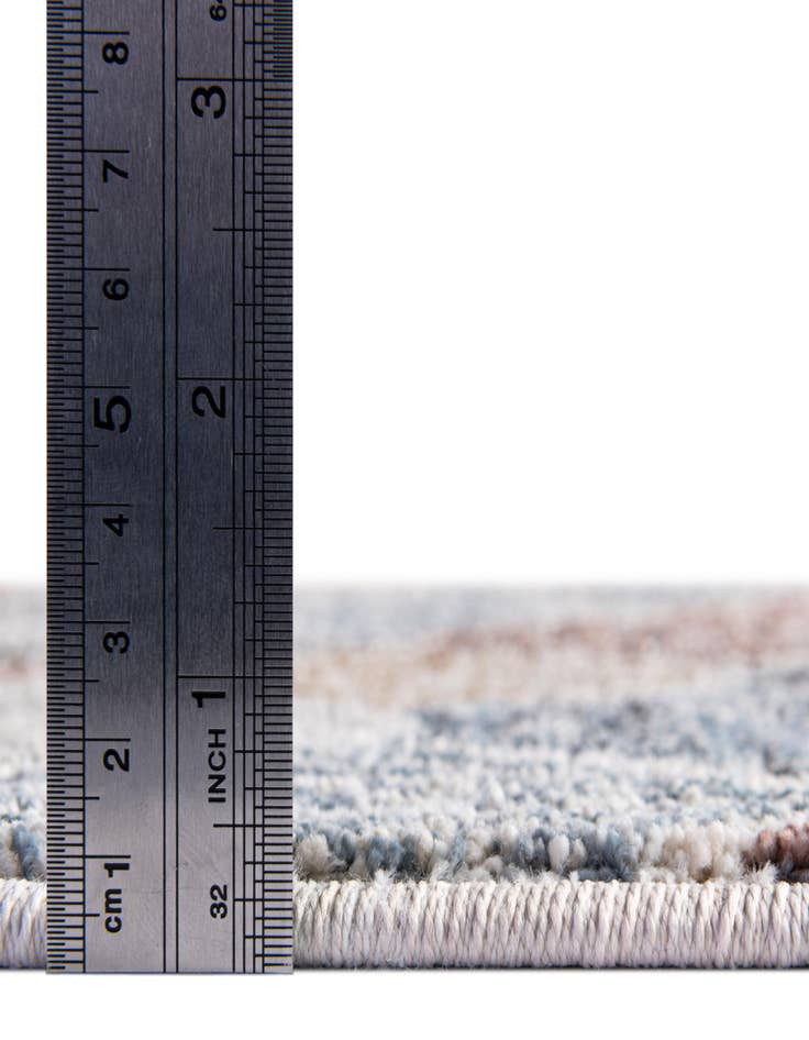 Detail image of  3' 3 x 3' 3 Eco Trellis Round Rug