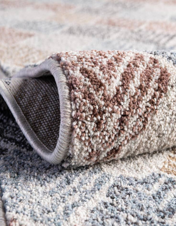 Detail image of  3' 3 x 3' 3 Eco Trellis Round Rug