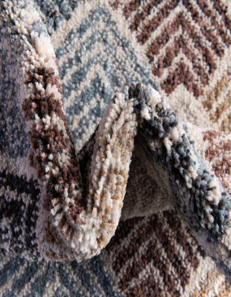 Detail image of  3' 3 x 3' 3 Eco Trellis Round Rug