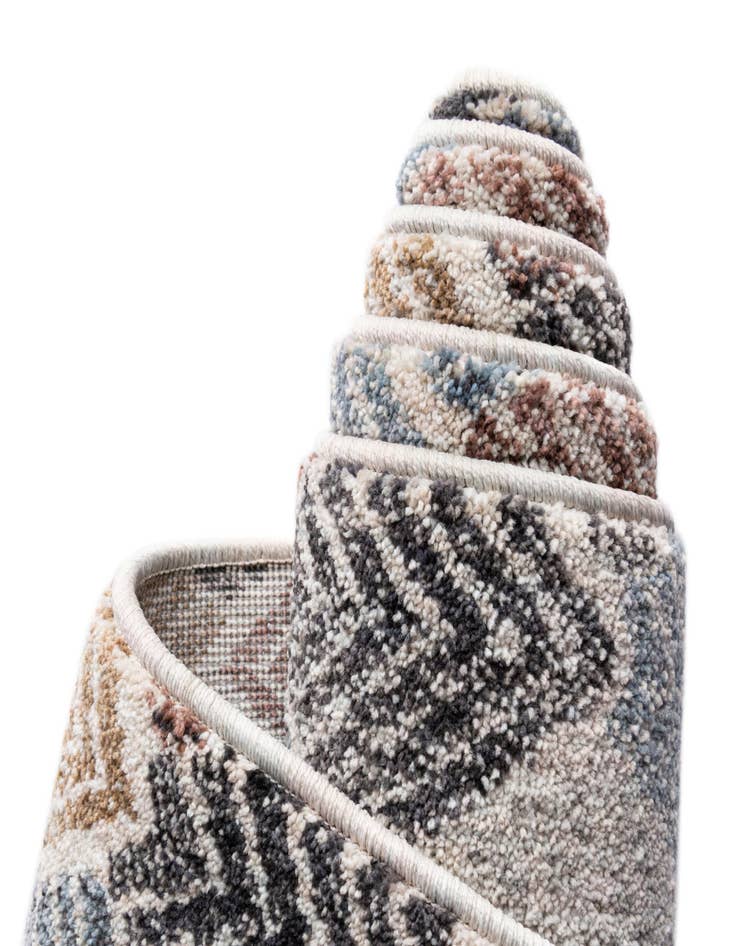 Detail image of  3' 3 x 3' 3 Eco Trellis Round Rug