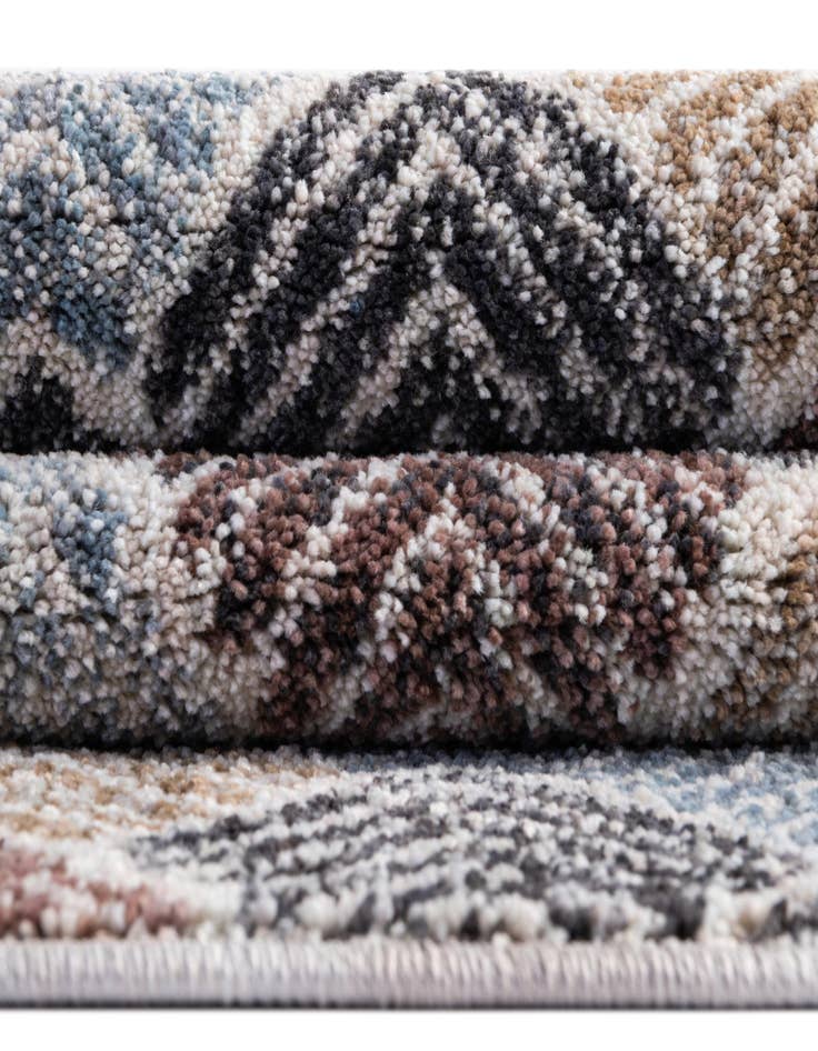 Detail image of  3' 3 x 3' 3 Eco Trellis Round Rug