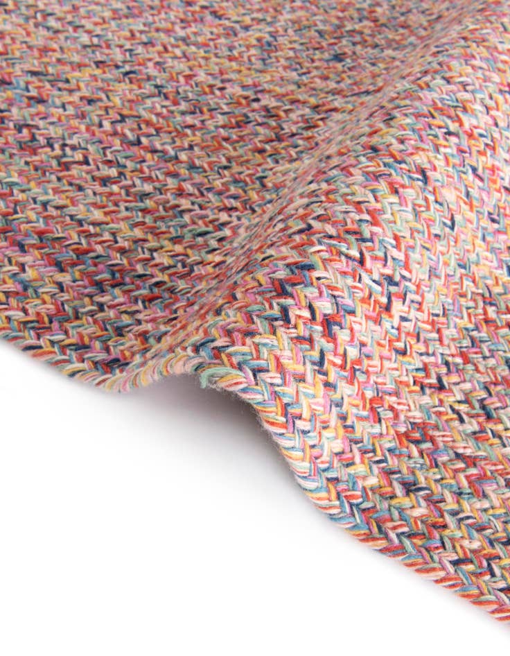 Detail image of  3' 3 x 3' 3  Hand Woven Eco Verse   Washable Indoor / Outdoor Round Rug