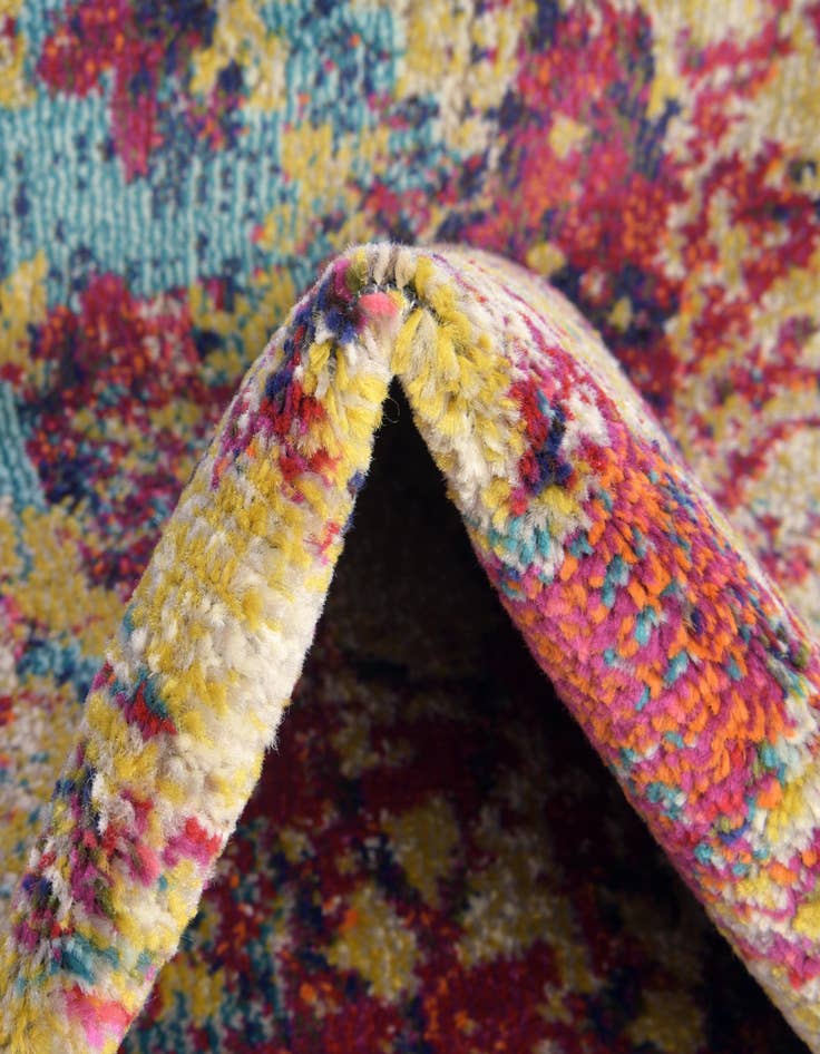 Detail image of  8' x 8'  Washable El Paso Round Rug