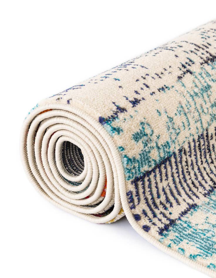 Detail image of  8' x 8'  Washable El Paso Round Rug