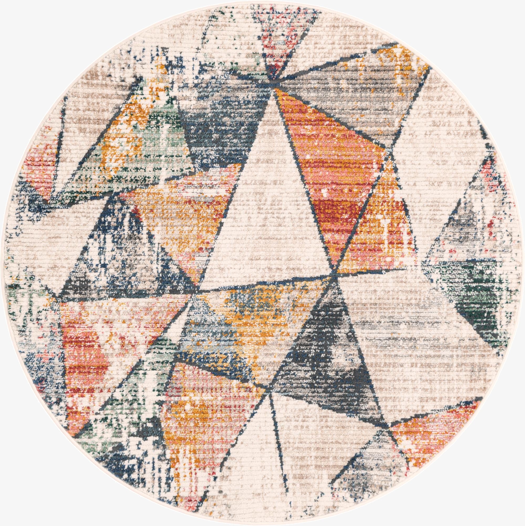  5' 3 x 5' 3 Gemstone Round Rug