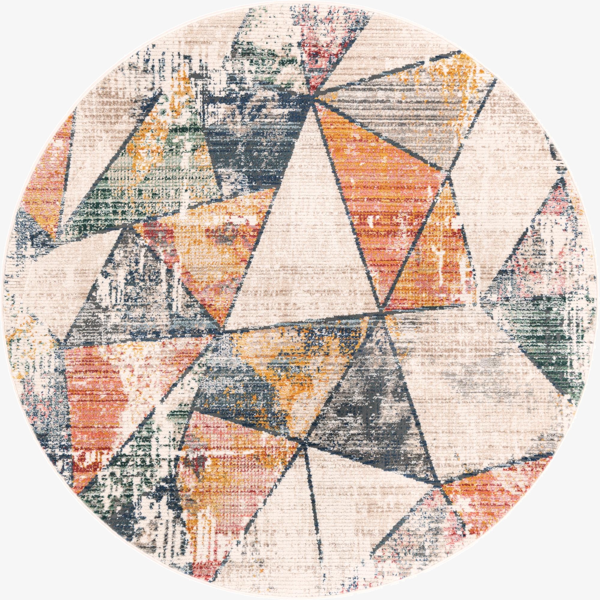  7' 3 x 7' 3 Gemstone Round Rug