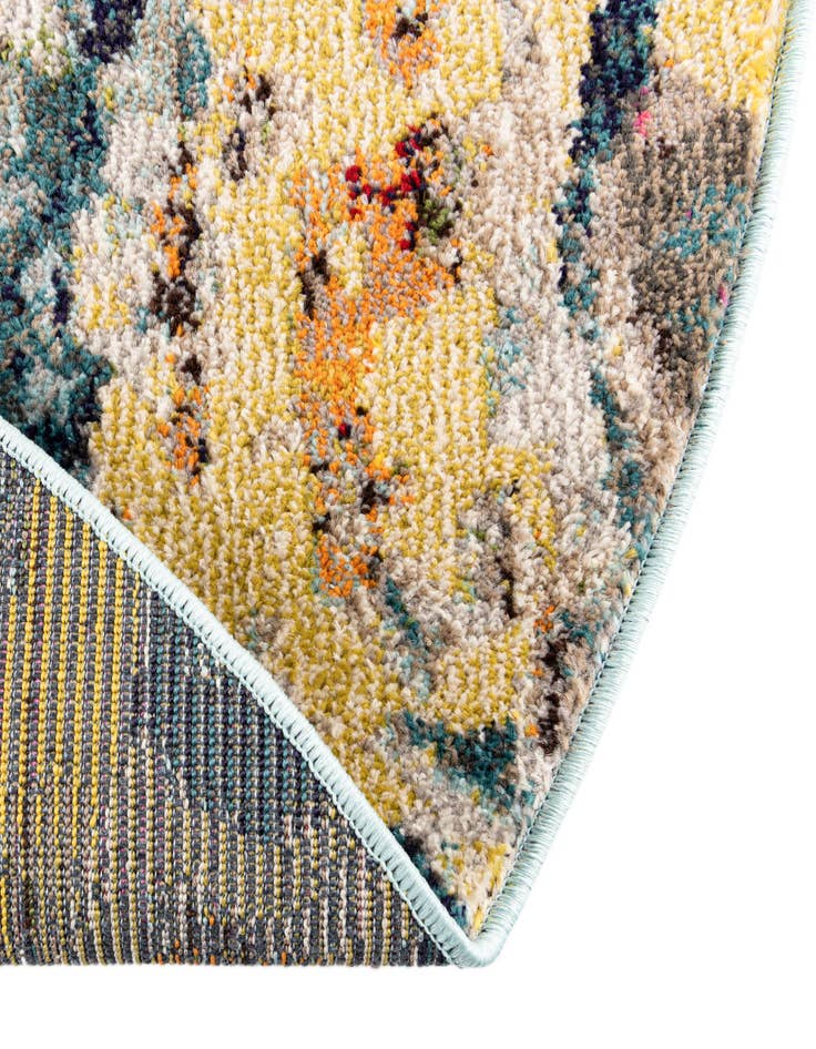 Detail image of  3' 3 x 3' 3  Washable Haerfest Round Rug