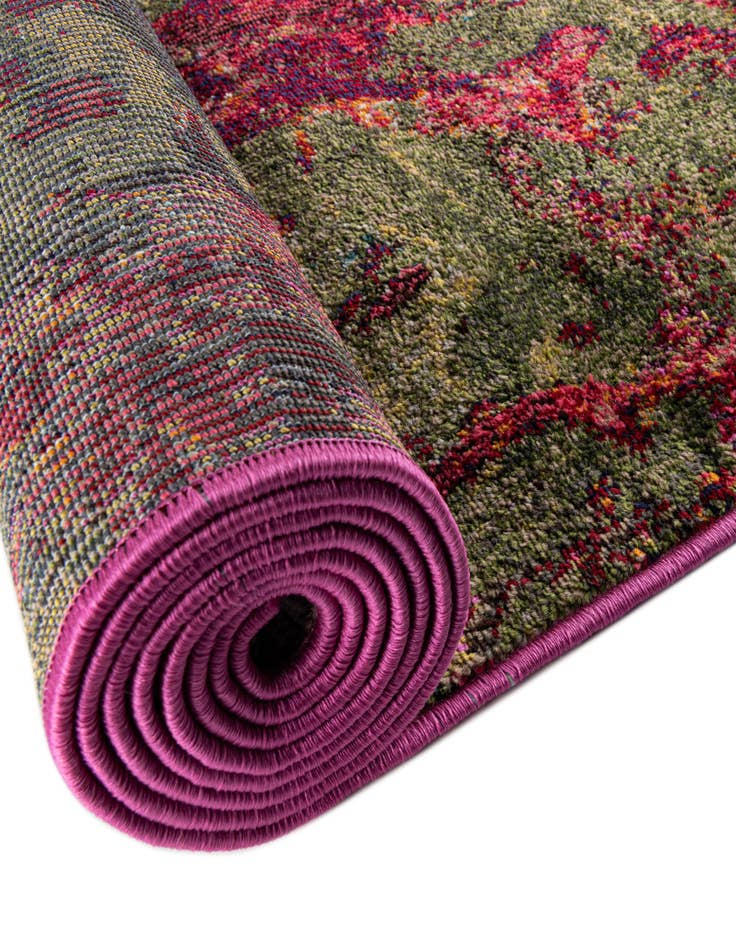 Detail image of  5' 3 x 5' 3  Washable Haerfest Round Rug