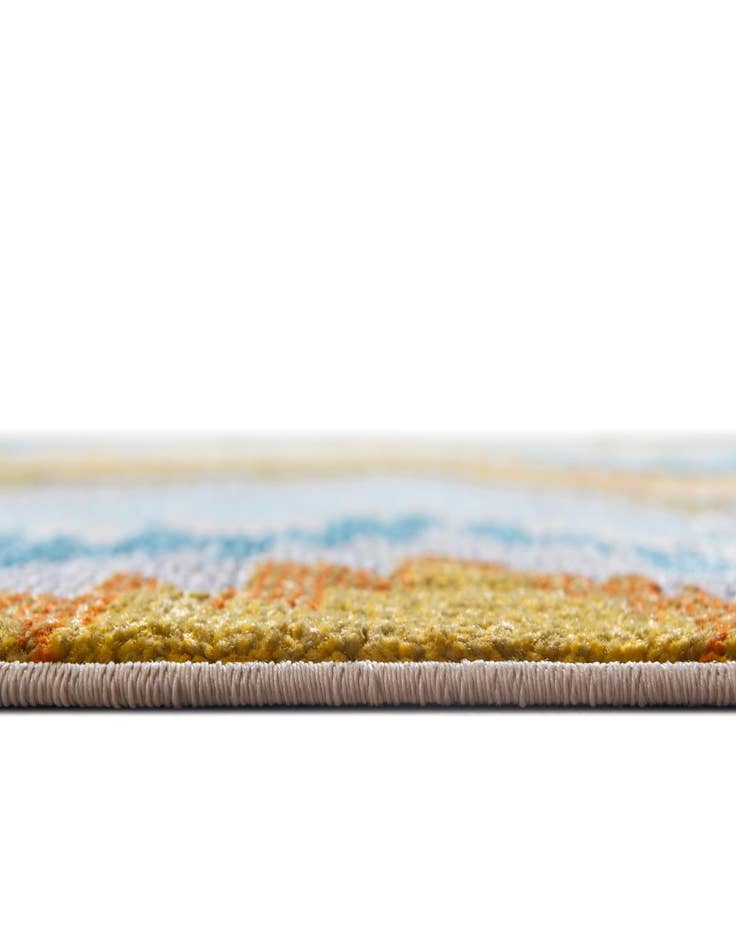 Detail image of  6' x 6'  Washable Hyacinth Round Rug