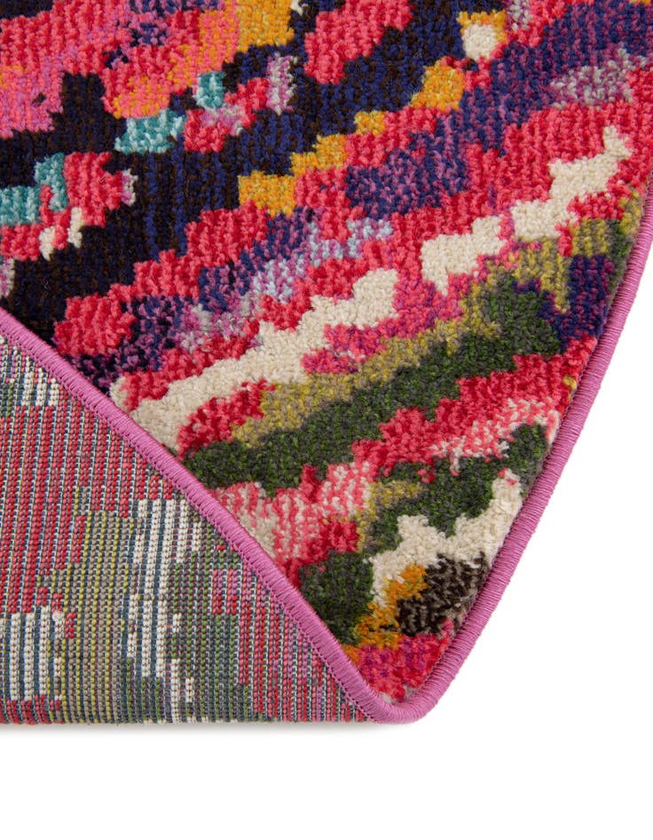 Detail image of  8' x 8'  Washable Hyacinth Round Rug