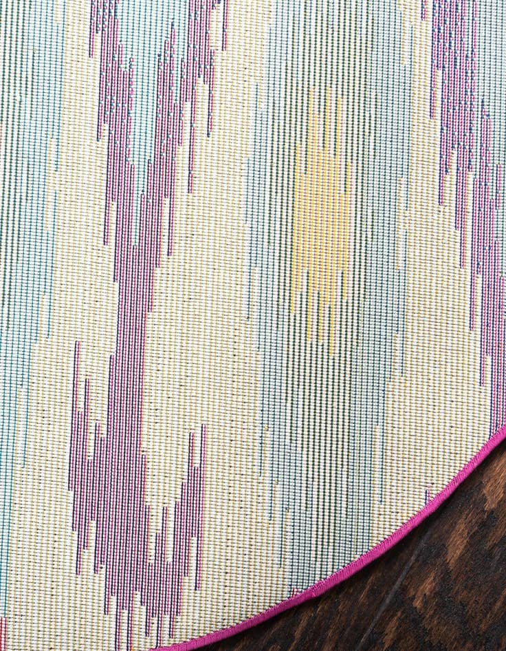 Detail image of  8' x 8'  Washable Hyacinth Round Rug