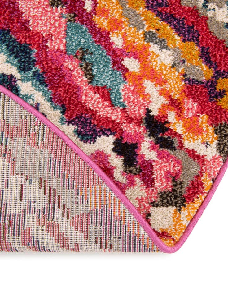 Detail image of  8' x 8'  Washable Hyacinth Round Rug