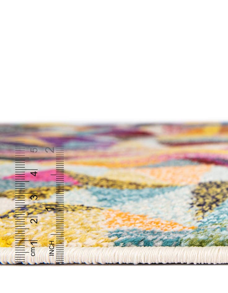 Detail image of  8' x 8'  Washable Hyacinth Round Rug