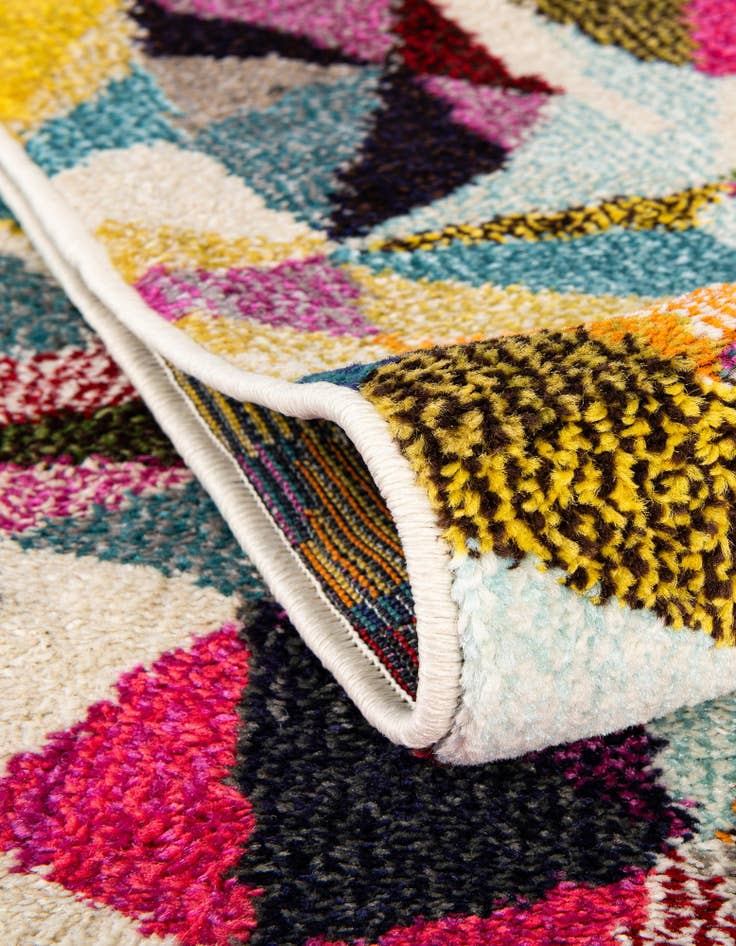 Detail image of  8' x 8'  Washable Hyacinth Round Rug