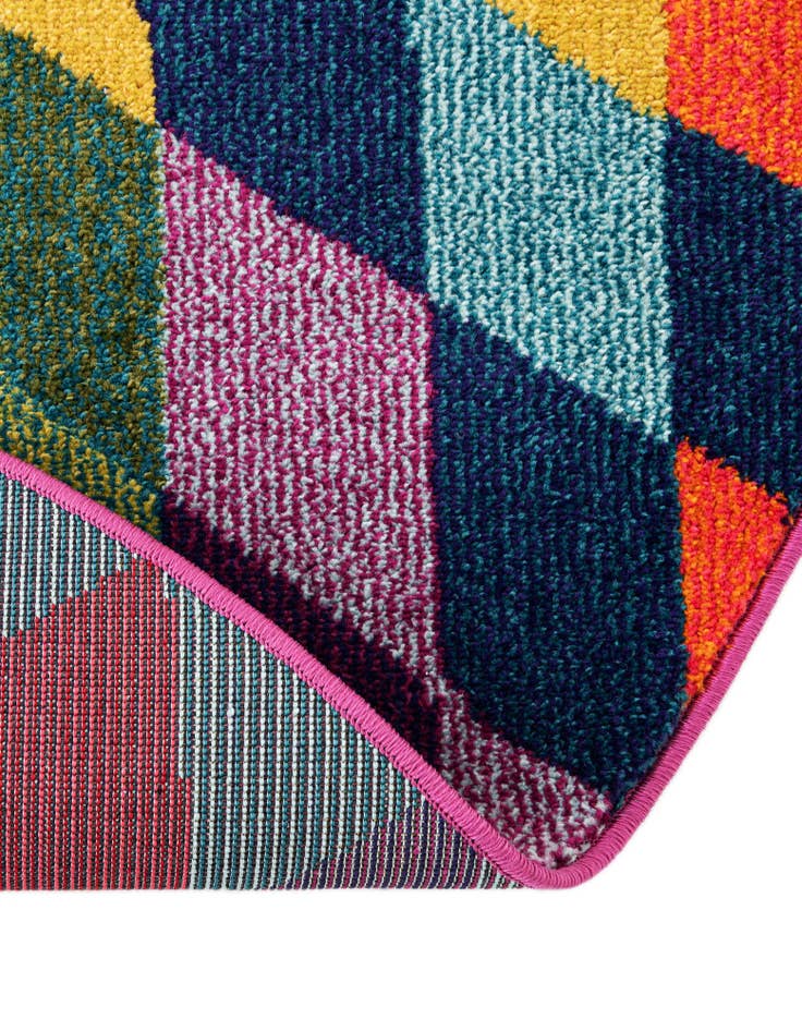 Detail image of  8' x 8'  Washable Hyacinth Round Rug