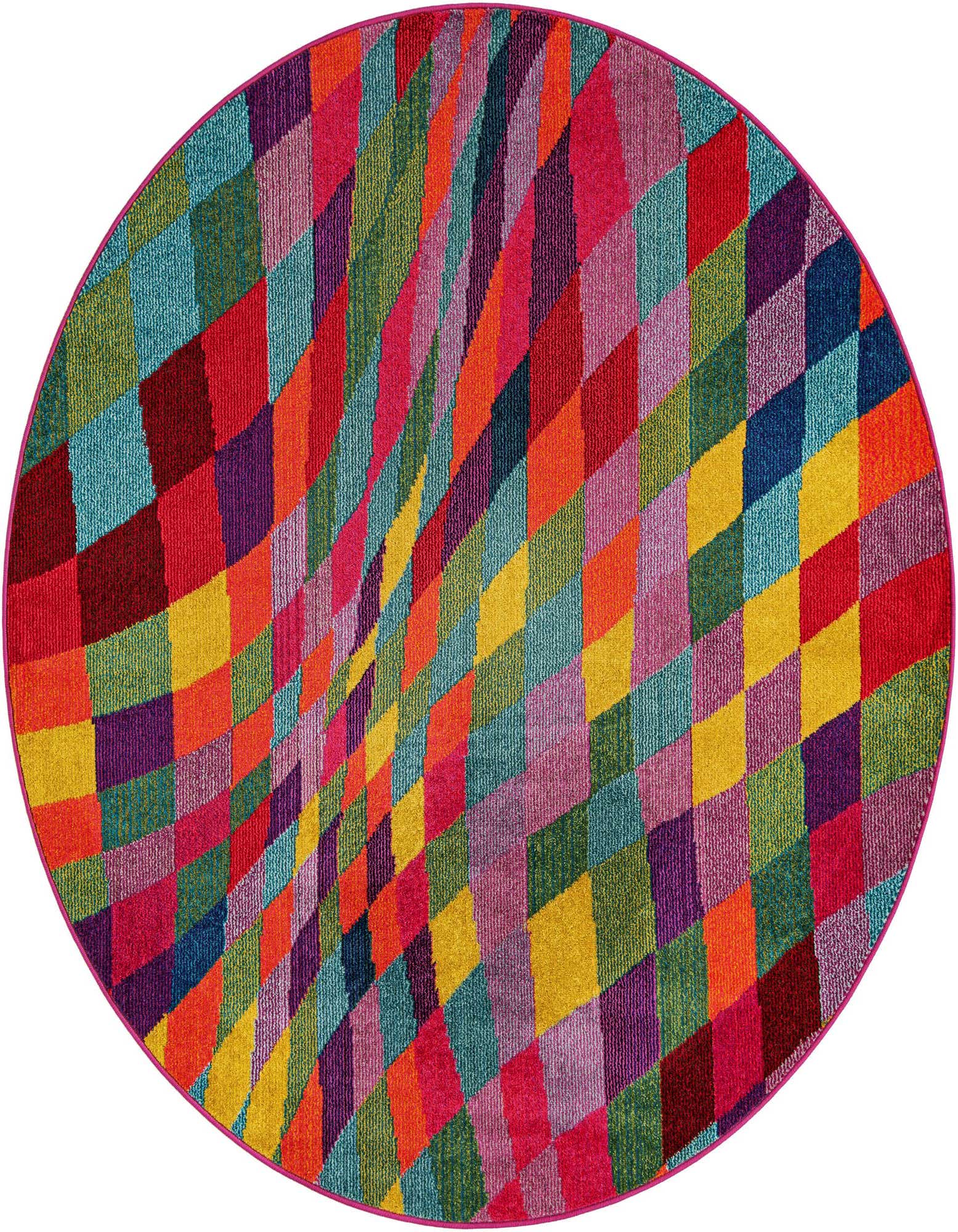 Primary image  6' x 6'  Washable Hyacinth Round Rug