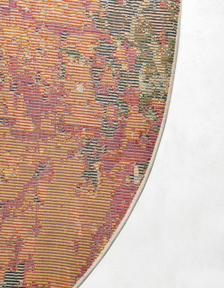 Detail image of  8' x 8'  Washable Hyacinth Round Rug