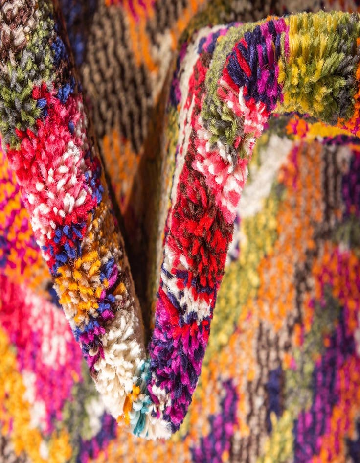 Detail image of  6' x 6'  Washable Hyacinth Round Rug