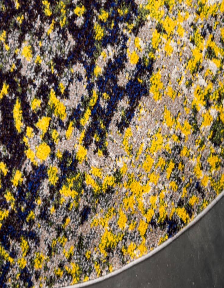 Detail image of  6' x 6'  Washable Hyacinth Round Rug