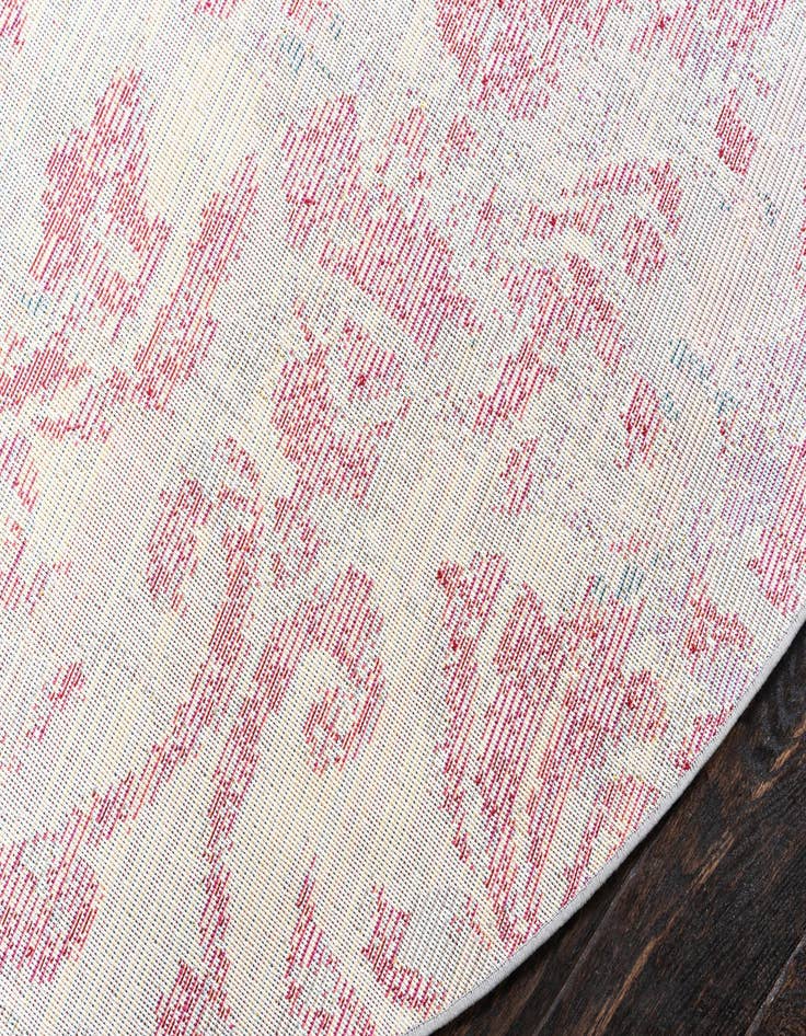 Detail image of  8' x 8'  Washable Hyacinth Round Rug