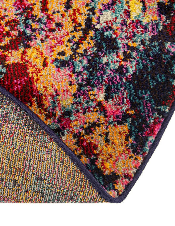 Detail image of  6' x 6'  Washable Hyacinth Round Rug