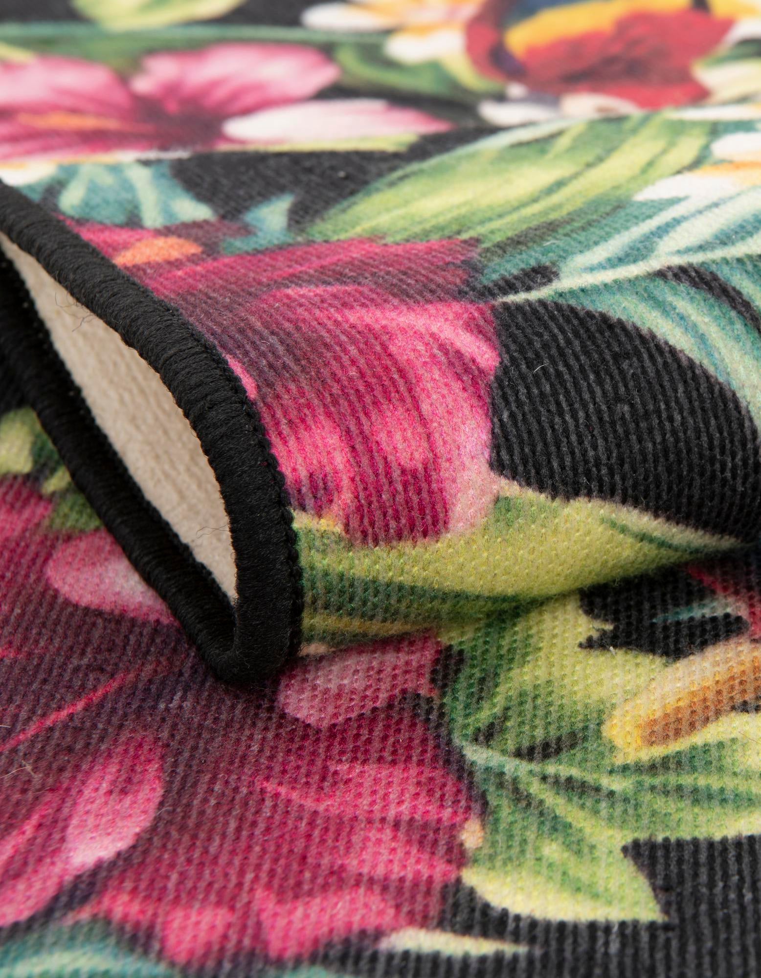 Multicolor 7' 10 x 7' 10 Jill Zarin Caribbean Indoor / Outdoor Round ...