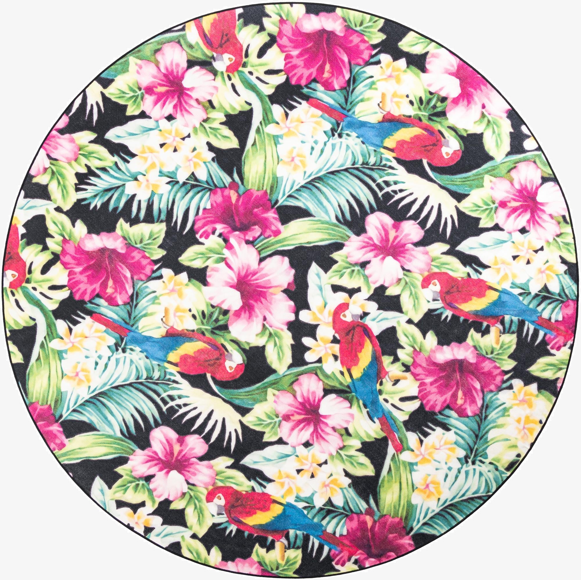  10' x 10'  Washable Jill Zarin Caribbean Indoor / Outdoor Round Rug