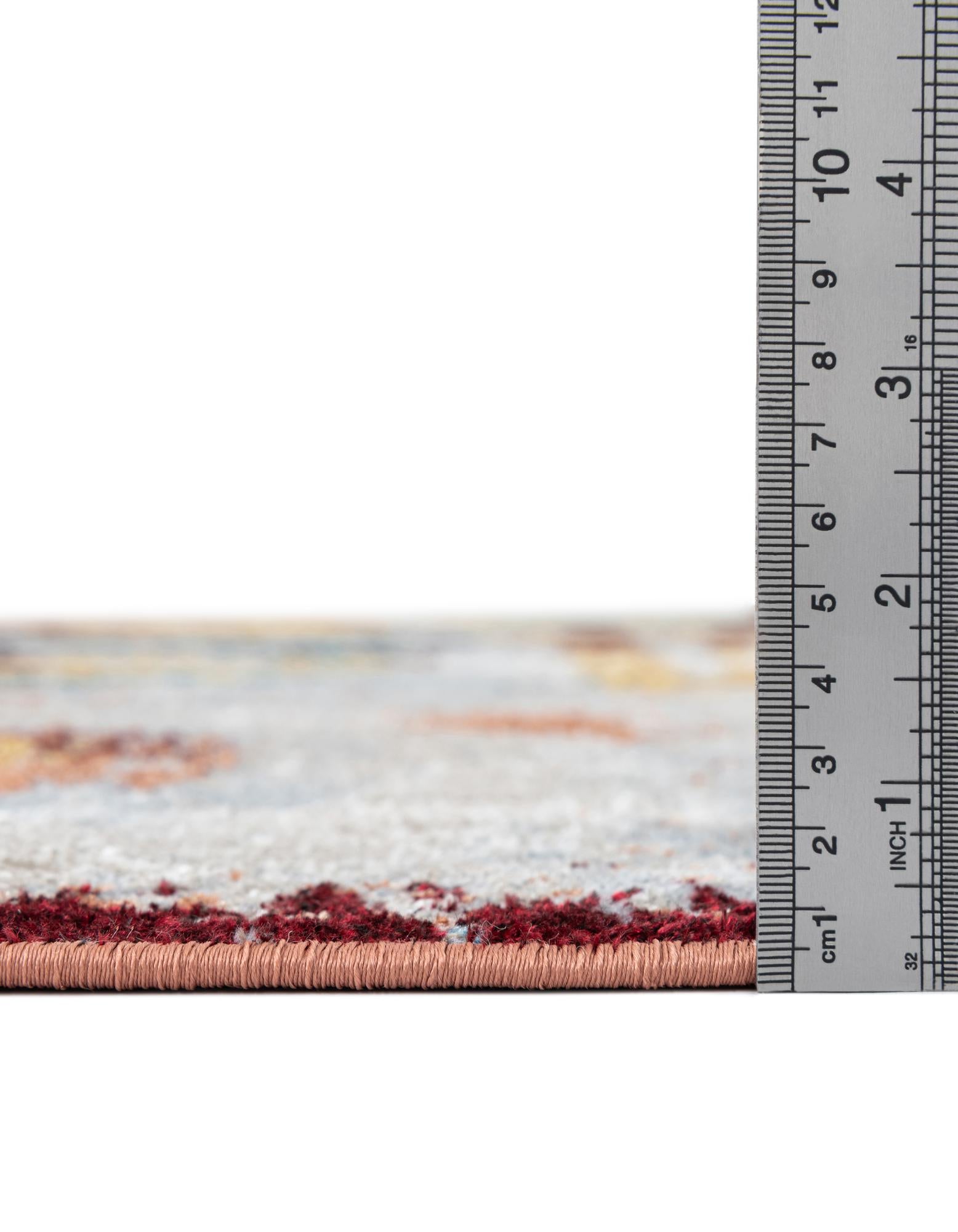 Multicolor 3' 3 x 3' 3 Kamala Washable Round Rug | Rugs.com