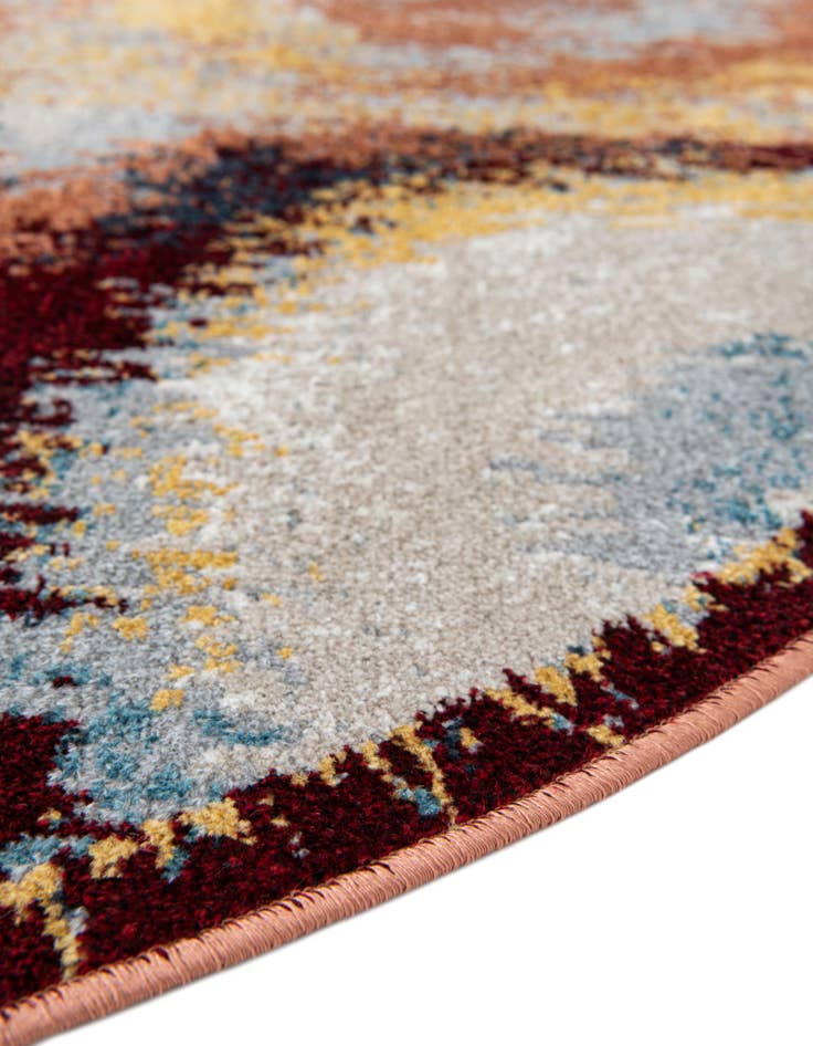 Detail image of  5' 3 x 5' 3 Kamala Washable Round Rug