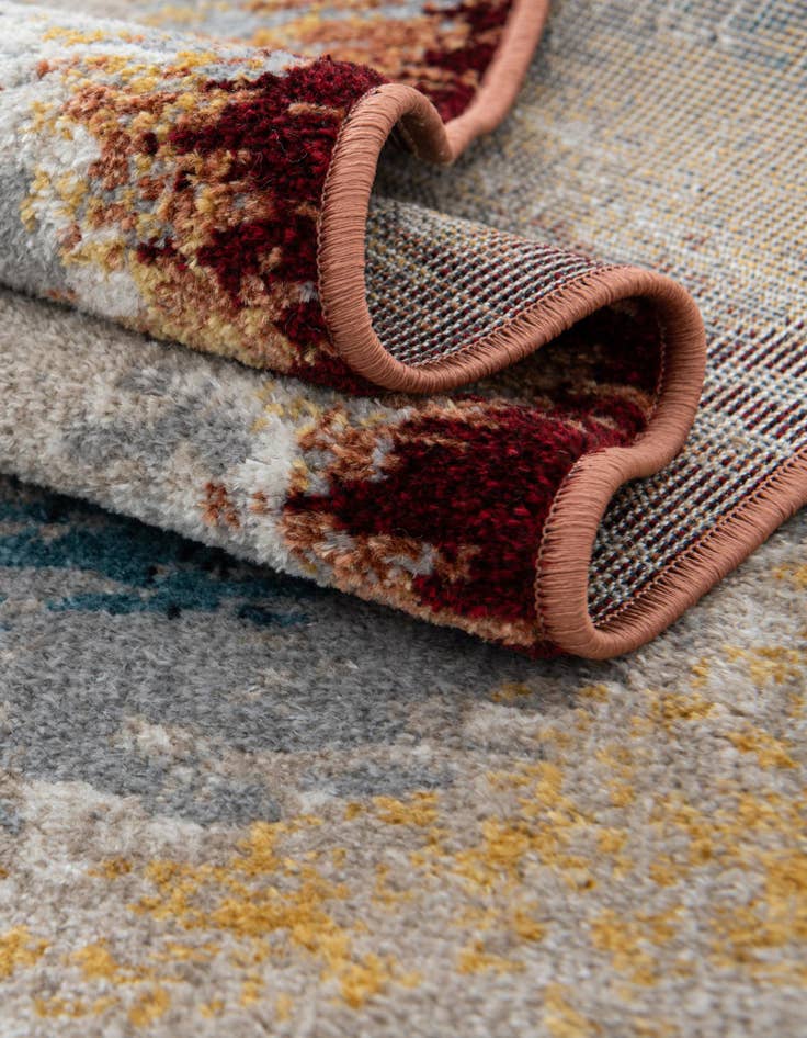 Detail image of  5' 3 x 5' 3 Kamala Washable Round Rug