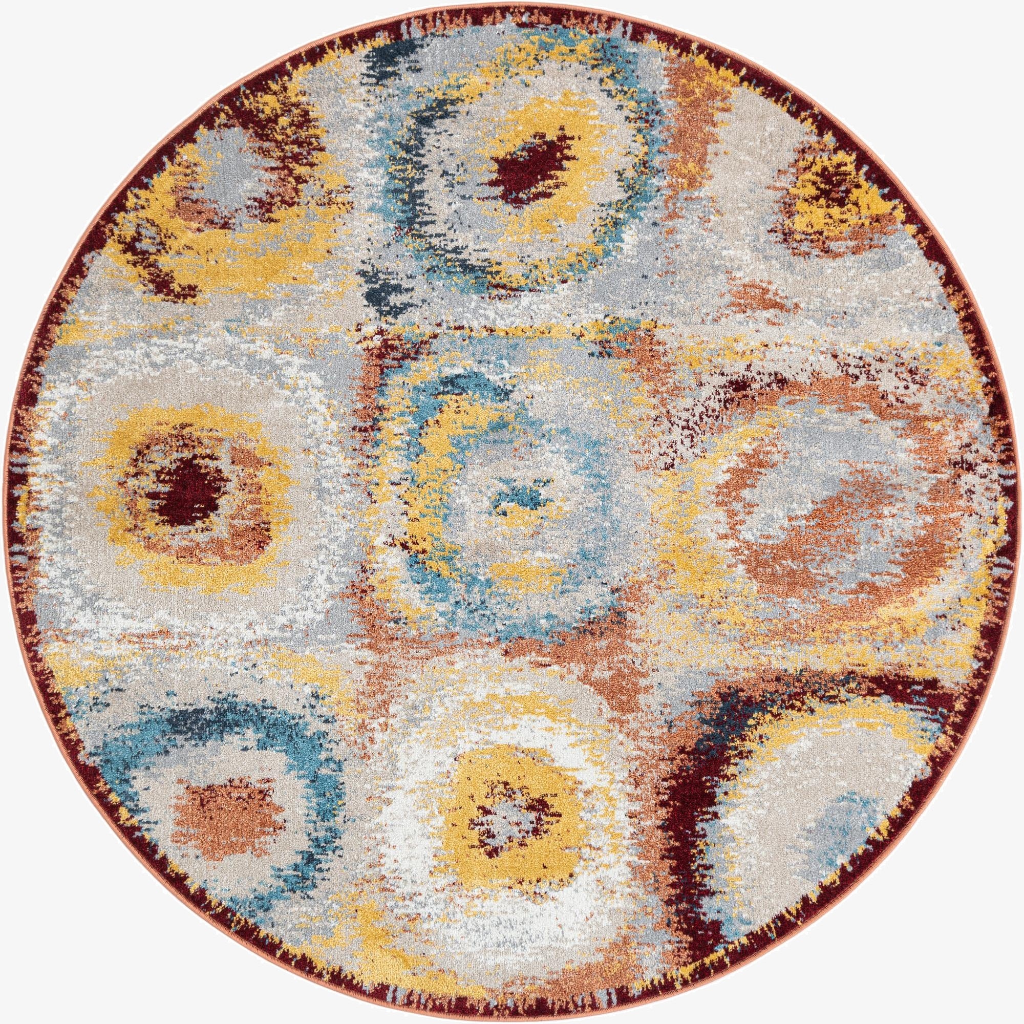 5' 3 x 5' 3 Kamala Washable Round Rug