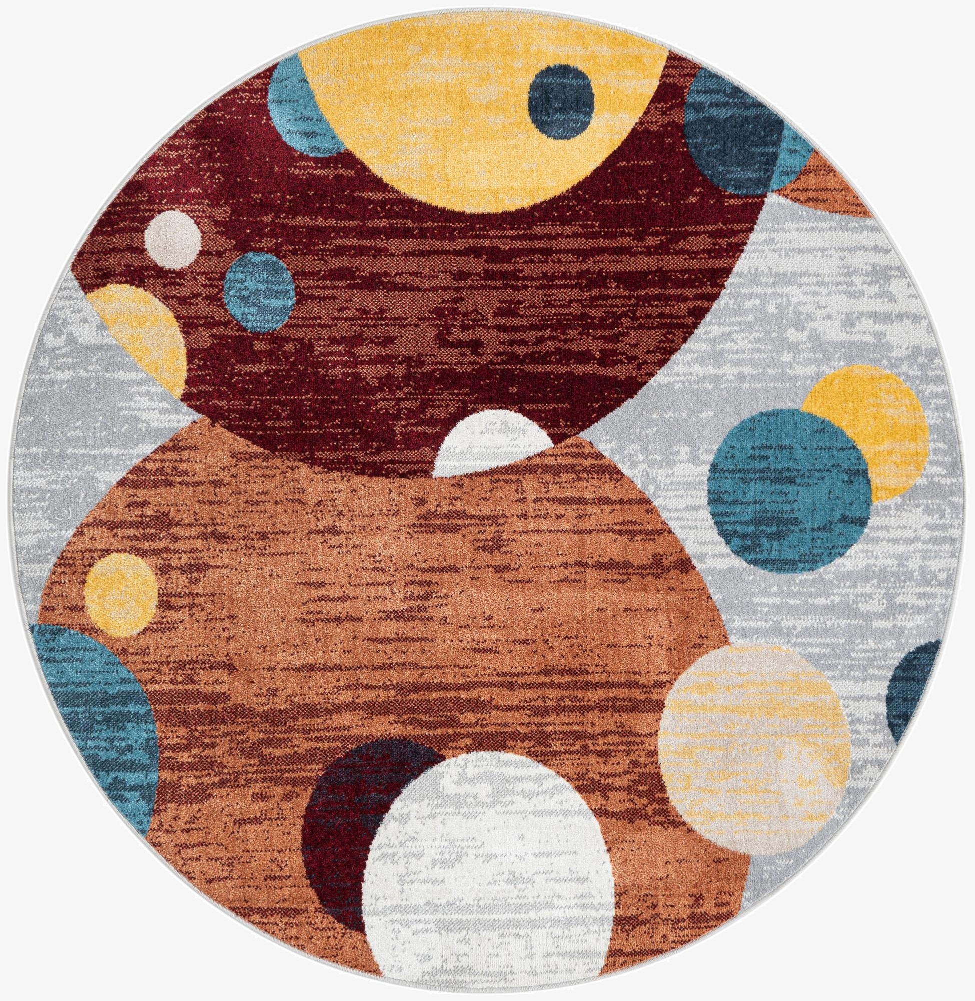  5' 3 x 5' 3 Kamala Washable Round Rug