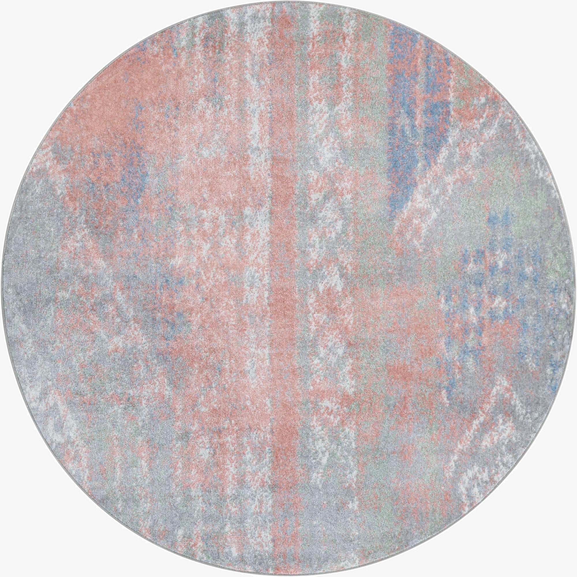  5' 3 x 5' 3 Kamala Washable Round Rug