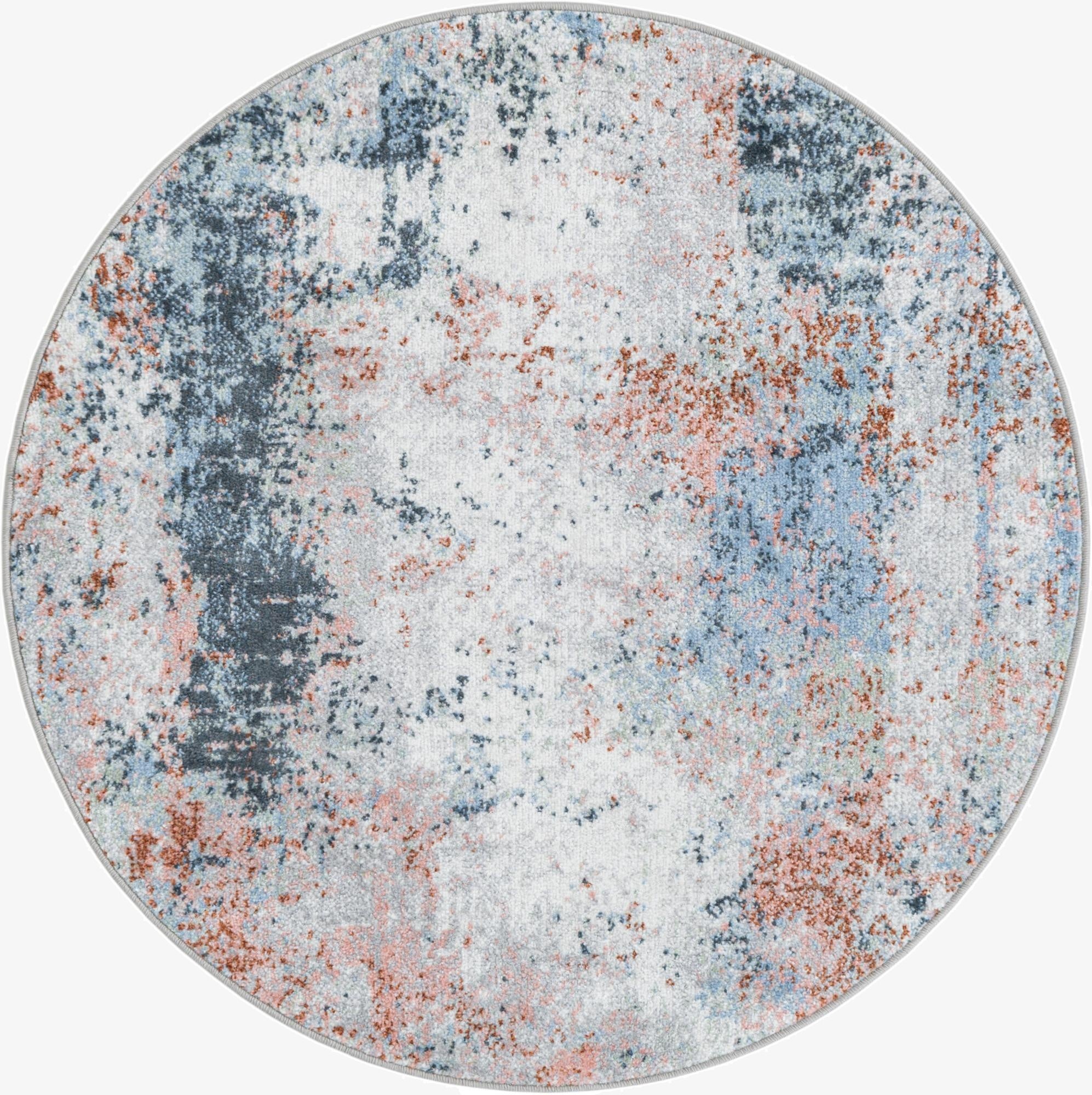  3' 3 x 3' 3 Kamala Washable Round Rug