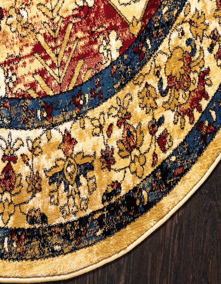 Detail image of  5' x 5' Kennedy Round Rug