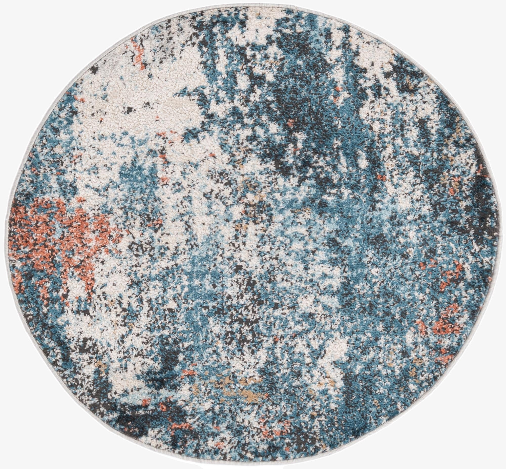  3' 3 x 3' 3 Leipzig Round Rug