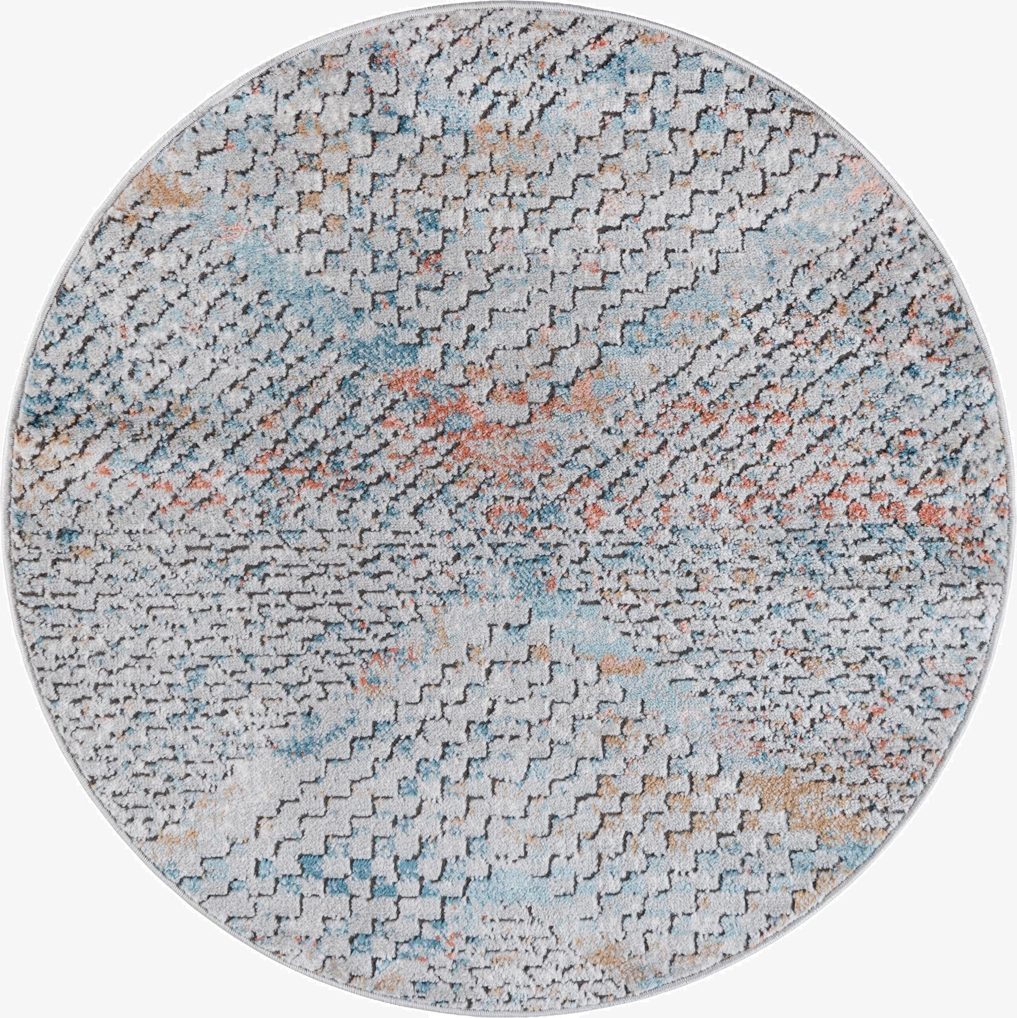  3' 3 x 3' 3 Leipzig Round Rug