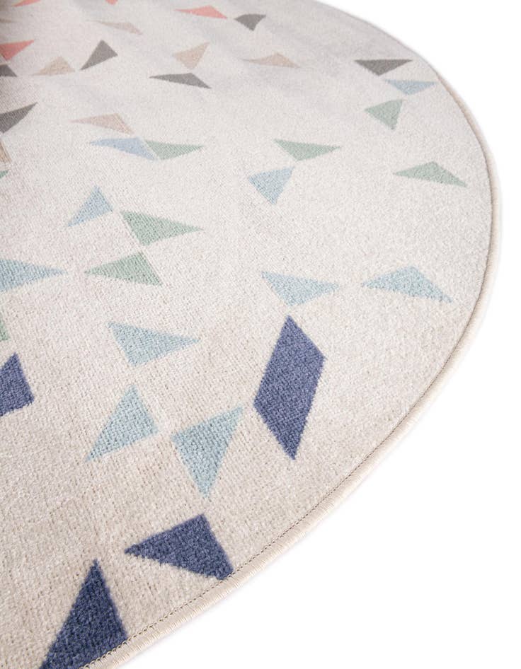 Detail image of  7' x 7' Lotus Round Rug