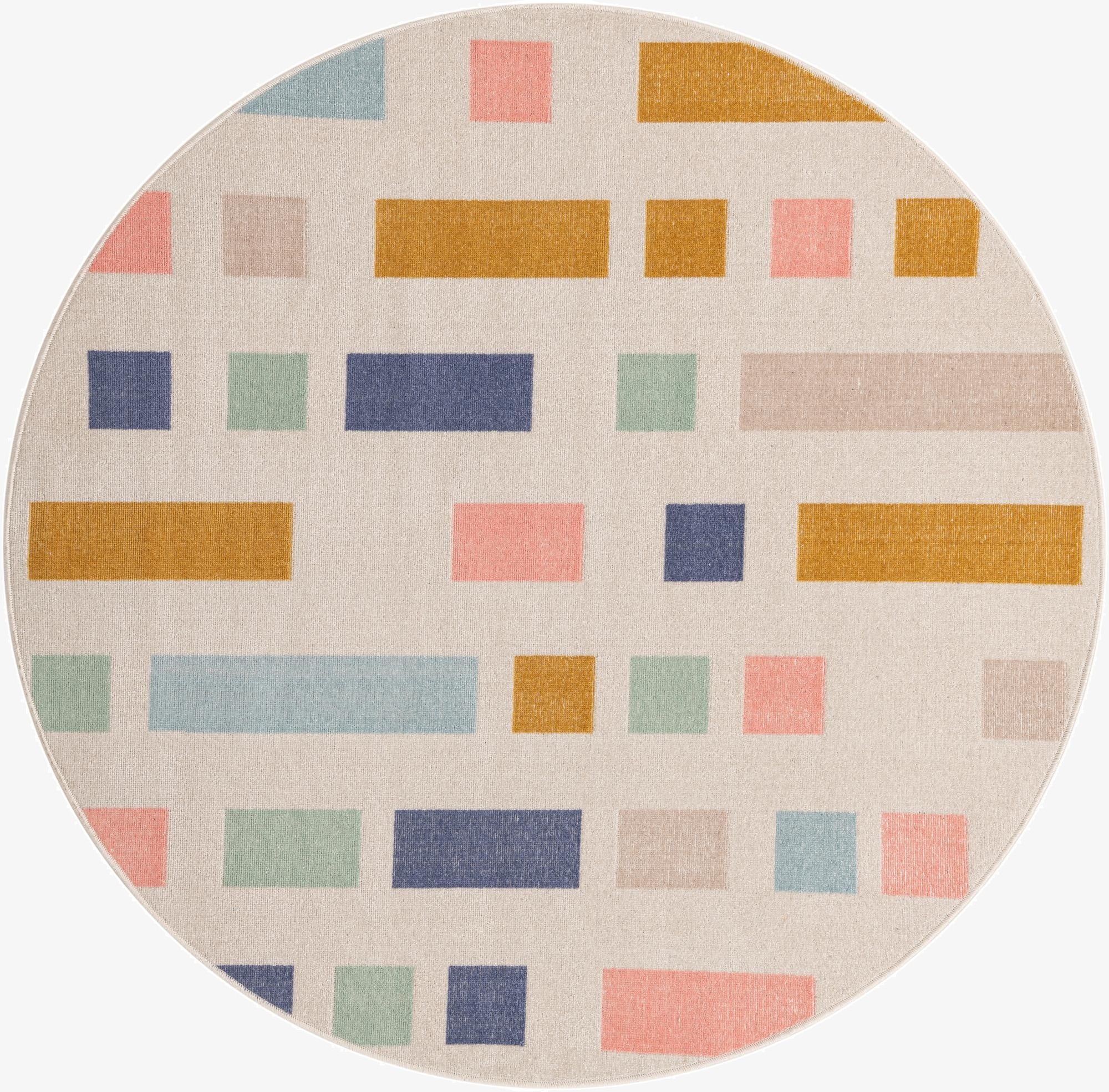  5' x 5' Lotus Round Rug