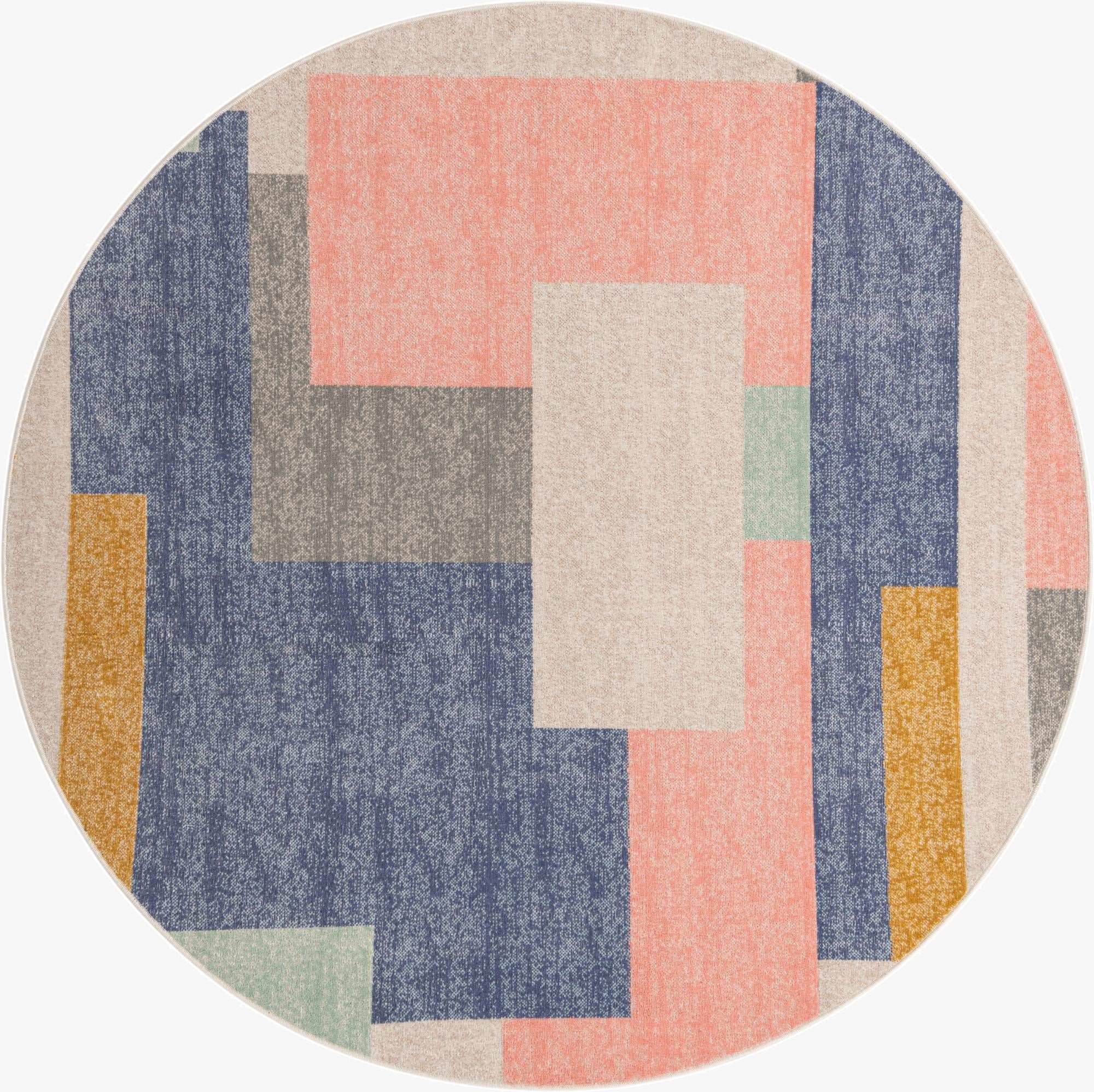  7' x 7' Lotus Round Rug