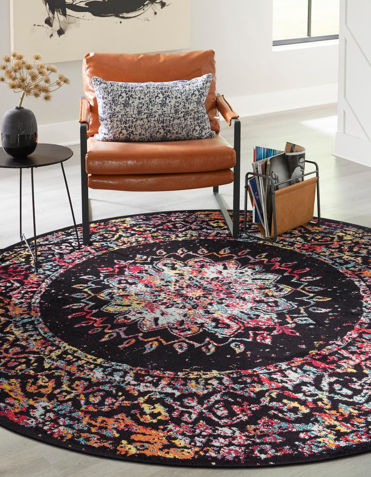 Multicolor 10' x 10' Madeline Round Rug | Rugs.com