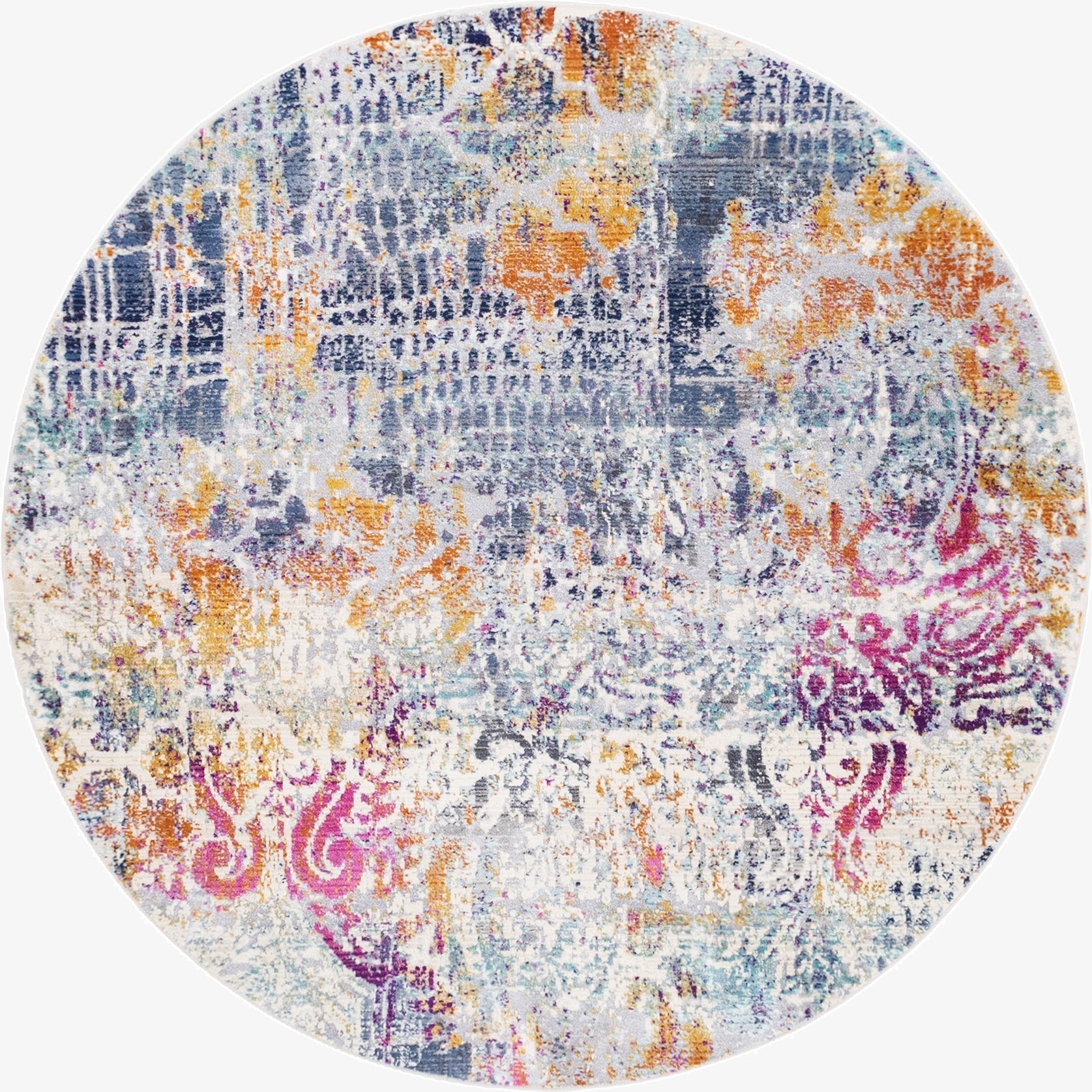  5' 2 x 5' 2 Malibu Round Rug