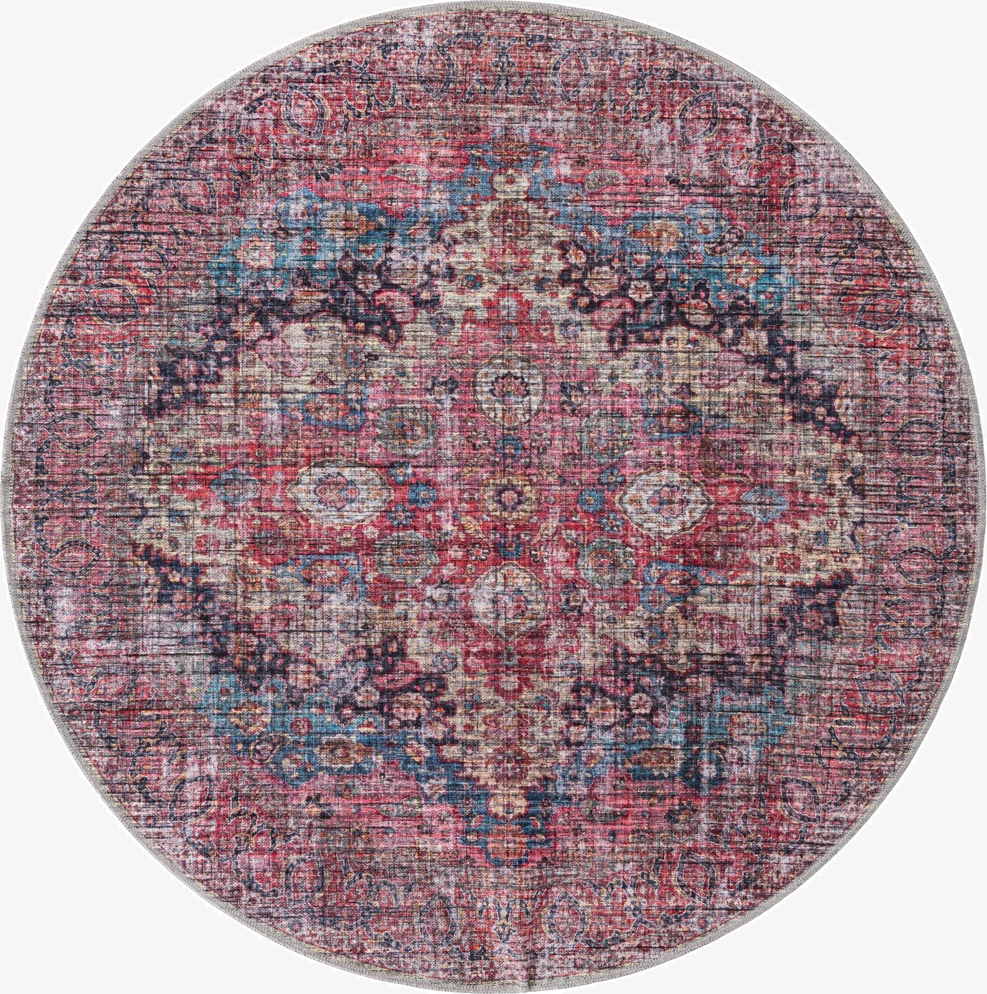  5' 3 x 5' 3  Washable Mangata Round Rug